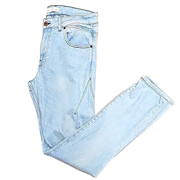 Zara Man Denim ZMDC Lightwash Darts on Leg Zip Button Closure Jeans Men Size 32